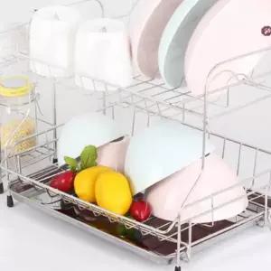 주방싱크대 그릇정리대 주방싱크대 수납정리 거치대 수납렉 컵선반