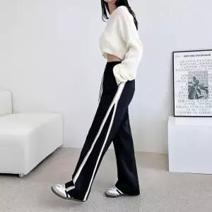 2JMM WF2001 여자글로시 테잎라인트랙팬츠 운동복 주니어 여성의류