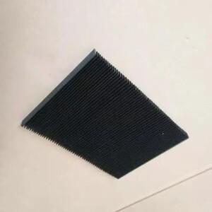 플랫 유연한 아코디언 먼지 보호 벨로우즈 커버, 폭 230mm x 높이 25mm Lmax 3300mm