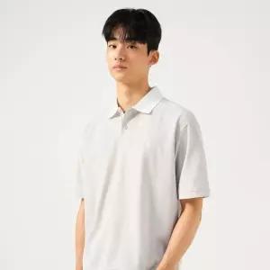 [백화점 정품] 빈폴 멘 메쉬 배색 칼라넥 반소매 티셔츠 - 아이보리 (BC5742C110)