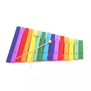 유치원 악기교구 무지개컬러 원목실로폰 아이큐장난감 창의력