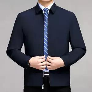 남성 점퍼 실크 재킷 얇은 캐주얼 무스탕 코트 A02Z1F 득템1