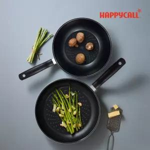 해피콜 올 뉴 티타늄 IH 인덕션 후라이팬 2종 B세트(28팬+28웍)
