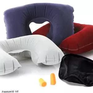 여행용 에어목베개 세트 등산용 휴대용 컴팩트 3종 LmV