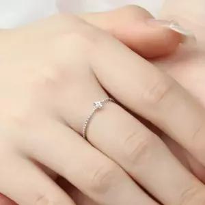 실버꽃반지 실버925실반지 은실반지 레이어드은반지 레이어드링반지