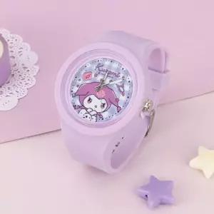 쿠로미 실리콘 바늘시계 783372키즈 생일선물 어린이 여아 패션손목 산리오 손목 귀여운 캐릭터 아이들이좋