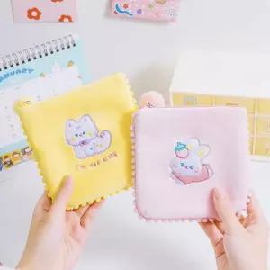 파우치 벨벳 사각 자수 생리대 화장품 미니파우치 M11897      RAM