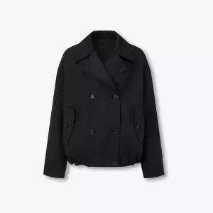 [롯데백화점]보브 더블 브레스티드 숏 트렌치 코트7115316802