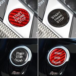 BMW 자동차 엔진 스타트스톱 스위치 커버 버튼 장식 스티커에 적합