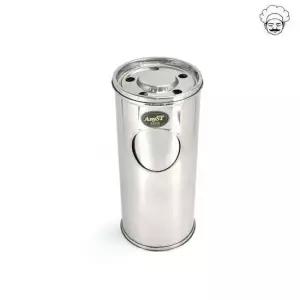 재떨이 겸용 야외용 스텐휴지통(중) 28L