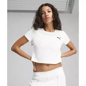 푸마 반팔티셔츠 워드로브 베이비 티 화이트 63186502 1703663