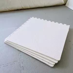 손할매 솔리드 EVA 어린이 퍼즐매트 대형 4P 60cm X 1.2cm 60x60x1.2cm, 아이보리, 4장