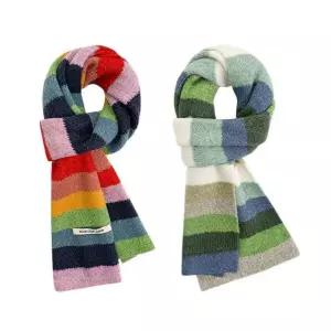 니트머플러 스트라이프 무지개 목도리 레인보우