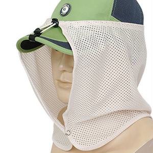 (국산) 아로마 햇빛가리개/하계용 후드-안전모 얼굴 햇빛가리개 마스크 자외선차단용품 캡선가드