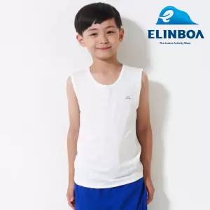 [엘인보아] 키즈 주니어 기능성 쿨 런닝_화이트 (항균/흡습속건/자외선차단)