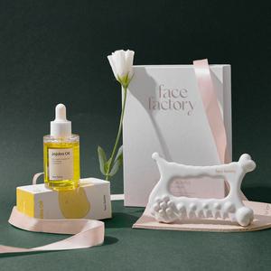 페이스팩토리 화장직전 붓기관리 세라믹 디톡괄사 마사저 + 호호바오일
