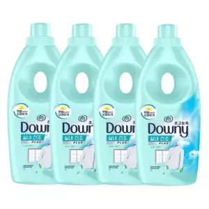 다우니 프레시 클린 실내건조 플러스 프레시클린 본품 1L 4개