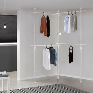 왕자 네오스페이스 베이직 코너4단 행거 옷걸이 824