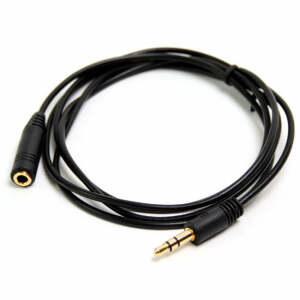 [무료택배] 이어폰 연장선 연장케이블 AUX  스테레오 오디오 TV 음성  컴퓨터 스마트폰 4극 3극