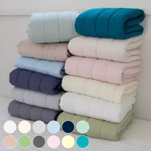 플로라 컬러랜드 데일리 고정밴딩 먼지없는 세미 침대패드 12컬러