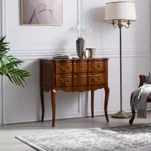 클레식 빈티지 수입엔틱 로하나 엔틱 2단 콘솔