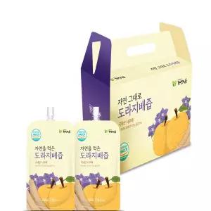 [자연식품]방송스파우트 도라지배즙/총60팩/100㎖×1팩/나주배/국내산