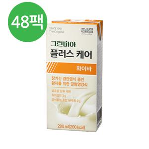 정식품 그린비아 플러스케어 화이바 200ml X 48팩