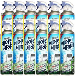 산도깨비 에어컨세정제 330mlX12개 / 에어컨청소 탈취제 냄새제거