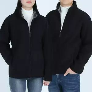 양털후리스 보아털 자켓 집업 누비 상의 보온 방풍 플리스 기모 경량 작업복 작업 폴라폴리스 발열 점퍼 돕바 바람막이 커플 빅사이즈