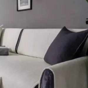 안흘러내리는 면 100% 순면 누빔 쇼파패드 쇼파 커버 가죽 돌 리클라이너 매트 덮개 깔개 토퍼 러그 천갈이