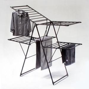 락앤락 더블 양날개 빨래건조대 블랙 ETM555