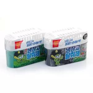 산도깨비 냉장고 탈취제 대용량 420g X 4개 /녹차향/숯향/3개월지속효과/냉장고 냄새제거/김치냄새제거