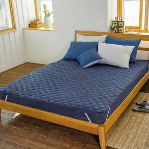 더자리 에코항균 솔리드 누빔 패드, Q, 밀키네이비, 1개