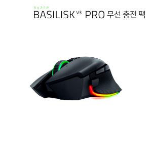 레이저코리아 바실리스크 V3 프로 블랙 Basilisk V3 Pro Black 무선 충전 팩