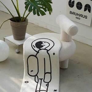 누비지오 오몰오몰 미끄럼방지 다용도 롱매트, 우주보이