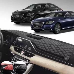 [제이큐]제네시스 리무진엠보 대쉬보드커버 G80 제네시스8 블랙