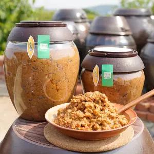 [감로이슬] 100% 국산 전통 재래식  시골 집 된장 (3년숙성)