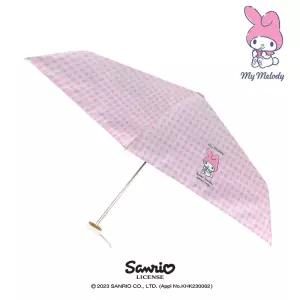 마이멜로디 납작 50 미니체크 암막 5단 우양산 _ MUHKU50005