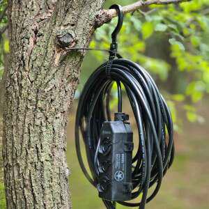 세이퍼 3구 연장선 20m 캠핑 멀티탭 밀리터리 감성 연장선 릴선 리드선 전기선