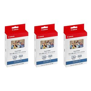 캐논 셀피 인화지 KC-36IP 카드사이즈 36매 3세트
