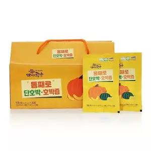 [미니아트]먹거리공간 100프로 통째로 호박즙 (늙은호박, 단호박) 100ml 30포
