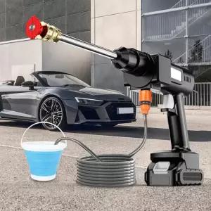 카충이 무선세차건 MV-CW35  농작물세척 외벽청소 차량세차기 충전식세척기 [20리터 접이식 물통 제공]