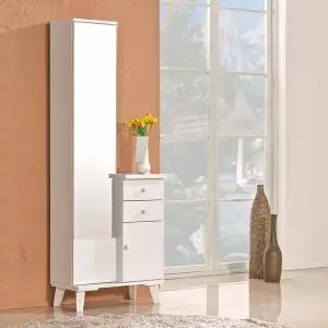 [아이앤]하이니600전신거울수납서랍화장대SRN