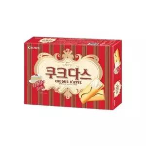 [크라운제과] 크라운 쿠크다스 화이트 128g 5개