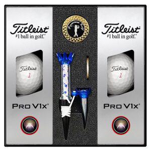 [Titleist] 타이틀리스트 PRO V1X 골프공 선물세트 6구 302(볼+자석티+볼마커)