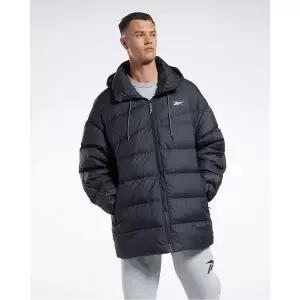 [아웃도어스/리복]남여공용 VECTOR 롱 덕다운 패딩 자켓 - 블랙 / HH8368 REJU2F600BK