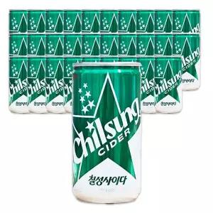 롯데칠성음료 칠성사이다 190ml 30개