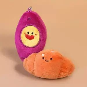 [핫트랙스]소금빵빵이 / 고구마빵 가방고리 키링 인형 2종 8cm