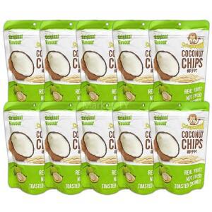 Crispconut 코코넛칩 오리지널 40g x 10개