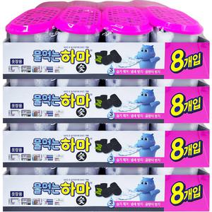 물먹는하마 숯 옷장용 280g 32개